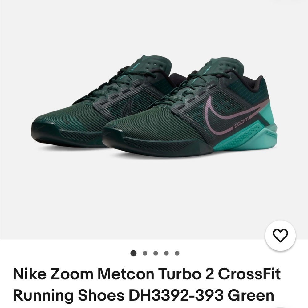 Nike Zoom Metcon Turbo 2 CrossFit Running Shoes DH3392-393 Green Men’s 13